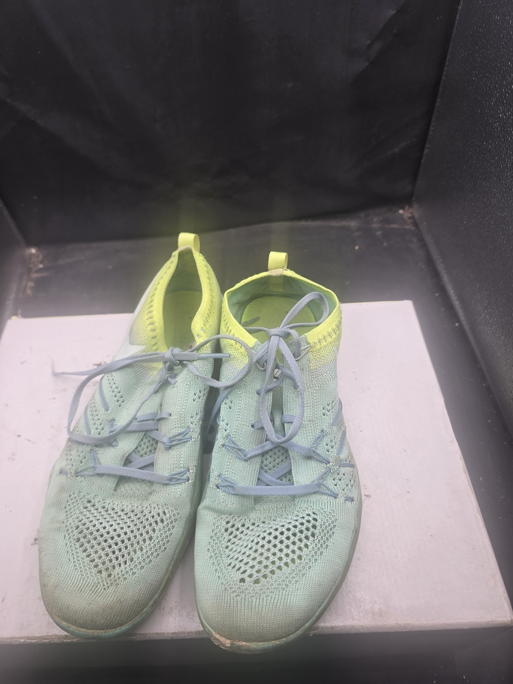 Nike Women's Mint Green and Neon Yellow Athletic‎ Shoes